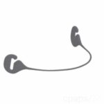 Simple illustration of a nasal headgear strap with loops for ears, often used for sleep apnea devices.