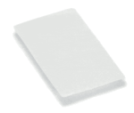 A single white rectangular sheet of paper on a plain white background.