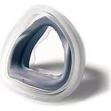 A plastic Fisher & Paykel FlexiFit 407 Nasal CPAP Mask Silicone & Foam Cushion cover on a white surface.