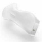A Respironics Dreamwear Nasal CPAP Mask Cushion on a white surface.
