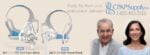Two CPAP masks displayed next to a smiling older man and younger woman, with contact info for CPAPSupply.ca.