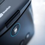 Close-up of a black machine with a visible "Start/Stop" button and part of the brand name "SleepStyle.