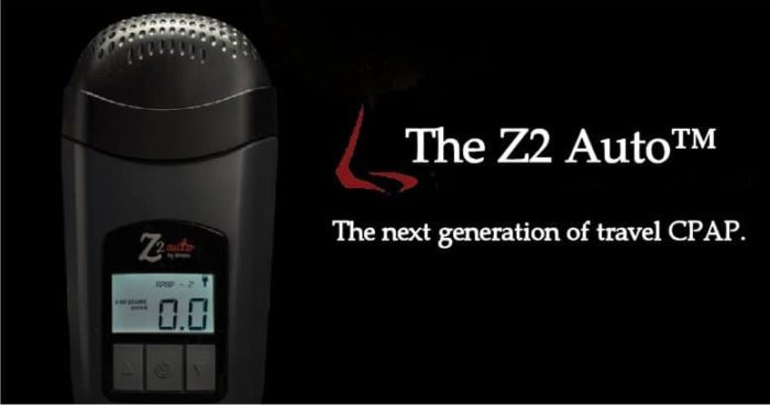 The HDM Z2 Travel Auto CPAP Machine - the next generation of travel cpap.