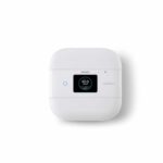 White Philips device with a digital screen displaying "10.0" and circular icons, viewed from above.