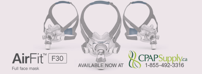 ResMed AirFit F30 Full Face CPAP Mask.