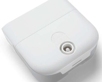 A Phillips Respironics Dreamstation Go Heated Humidifier, perfect for travel.