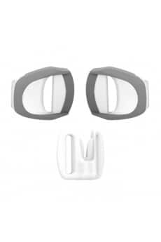 A pair of grey and white plastic handles for Fisher & Paykel Vitera Full Face CPAP Mask on a white background.