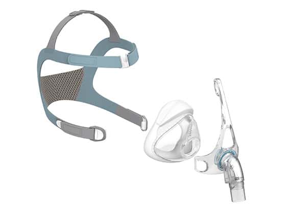 A Fisher & Paykel Vitera Full Face CPAP Mask with a mask.