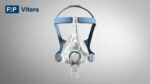 A Fisher & Paykel Vitera Full Face CPAP Mask with the words rp vitara on it.