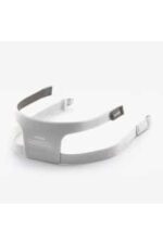 A pair of glasses on a white background with a Respironics Dreamwear Full Face CPAP Mask Headgear.