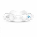 A clear mask with a blue button on it - ResMed AirFit N30i Nasal CPAP Mask Cushion.