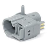A gray plastic So Clean Adapter for Fisher & Paykel Sleepstyle Series CPAP sanitizing equipment.