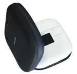 A Respironics Dreamstation Small Travel Bag designed with black and white case for a phone is the product.