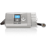 A discounted silver ResMed AirCurve S10 VAuto Bi-Level Machine Package with HumidAir Humidifier & Mask.