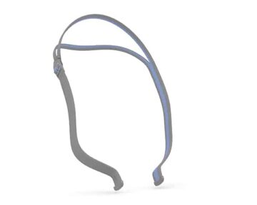 A ResMed AirFit N30 Nasal CPAP Mask Headgear on a white background.