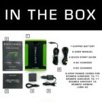 IN THE BOX: Discover everything you require, such as a battery, user manual, quick-start guide, AC charger, CPAP power cords, and the Expion48PRO Back Up Power Supply—all arranged for your convenience.