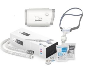 A Res Med AirMini N30 Mask & Set Up Pack cpap machine.