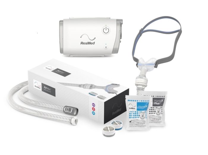 A Res Med AirMini N30 Mask & Set Up Pack cpap machine.