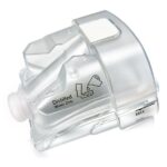 A clear plastic container with a lid, called Res Med Airsense 11 Standard Humidifier Chamber.