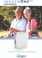 User manual for the Inogen One G5 Portable Oxygen Concentrator with 16 Cell Battery/Extended Life Battery.