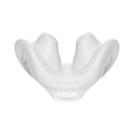 A white Fisher & Paykel Nova Micro Nasal Pillow CPAP mask with dual nostril openings and branding on the front.