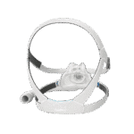 Introducing the ResMed AirFit F40, a full face CPAP mask with headgear designed to assist in sleep apnea therapy.
