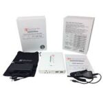 The Zopec Explore Mini Universal Battery Back Up kit includes a universal battery, power cord, black carrying pouch, instruction manual, and packaging for your convenience.