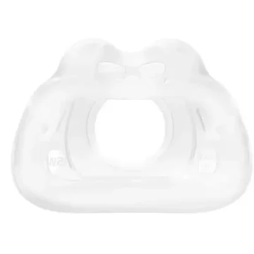The ResMed AirFit F40 Full Face CPAP Mask Cushion is a clear silicone cushion for full face masks, shown from above on a white background. It is designed for use with the ResMed AirFit F40 CPAP mask.
