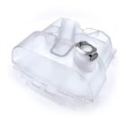 The CSpring MK3 Automatic CPAP Water Chamber Replenishing System features a clear plastic chamber with a metal cap, designed for small appliances, and offers convenient automatic water replenishment. Shown on a white background.