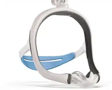 The ResMed AirTouch N30i Nasal CPAP Mask (Fit Pack) includes a cushioned nosepiece and adjustable headgear, shown against a white background.