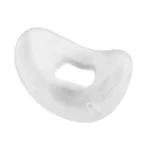 The Fisher & Paykel Solo Nasal CPAP Mask Seal is a white, curved silicone cushion with a rectangular center opening, designed for comfort and an effective fit with the Solo Nasal CPAP Mask.