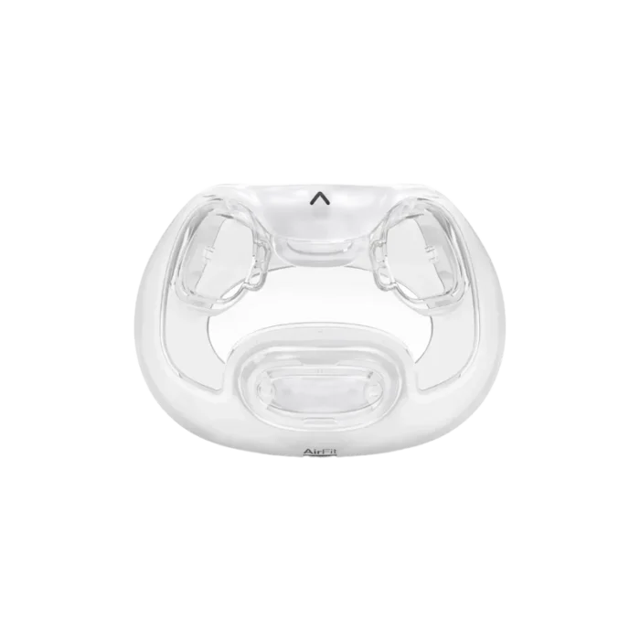 The ResMed AirFit X30i Standard Oral Cushion is a clear silicone nasal CPAP mask cushion with an oval center and two small side openings, shown against a white background.