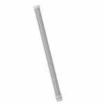Fisher & Paykel Evora Full Face CPAP Mask Tubing—flexible gray corrugated plastic pipe with square connectors on both ends, compatible with the Evora Full Face Mask, shown isolated on a white background.